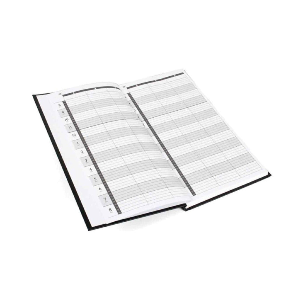 Agenda Appointment Book 3Asst Black