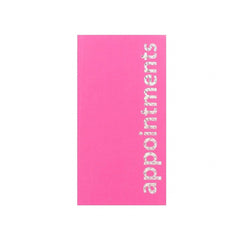 Agenda Appointment Book 3Asst Pink