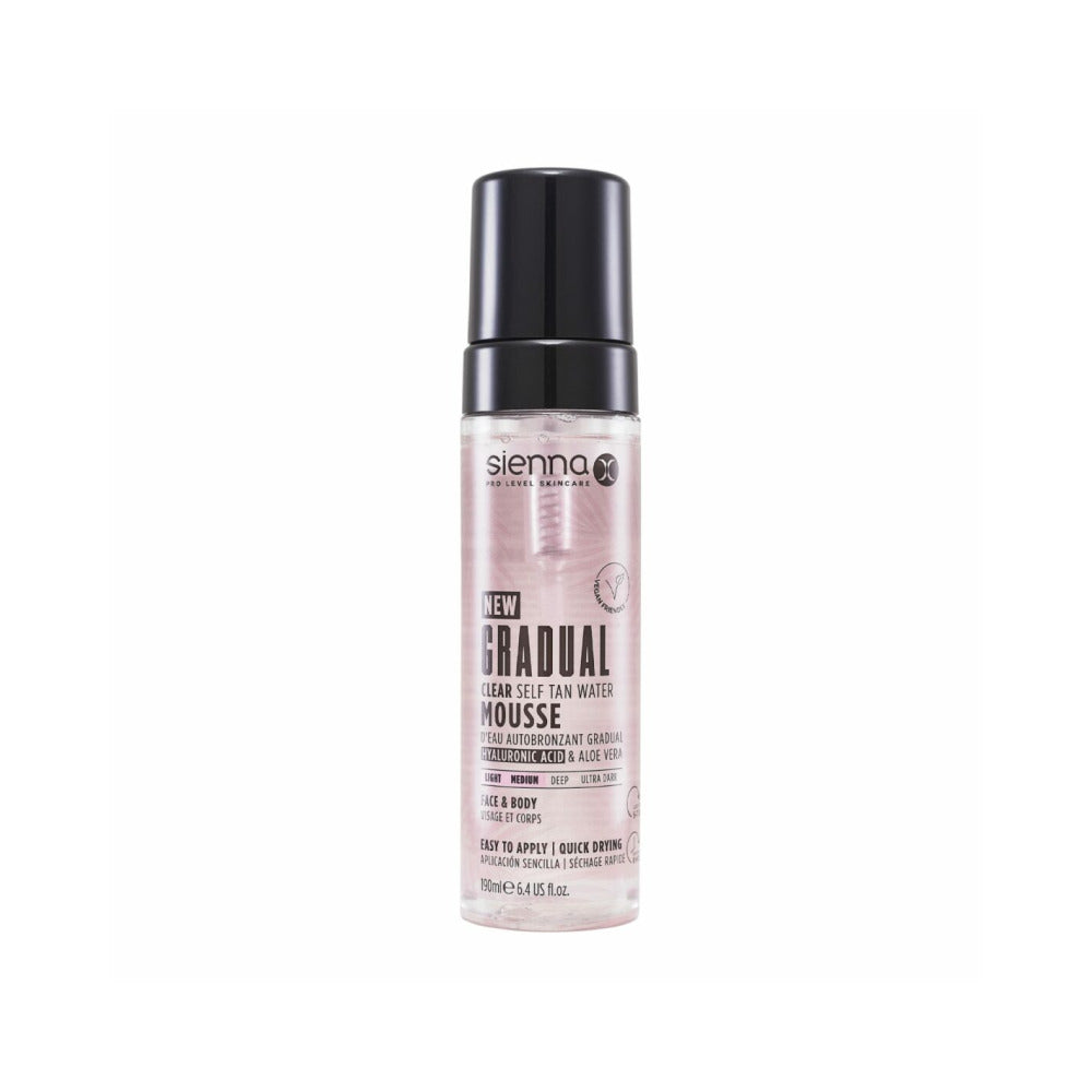 Sienna X - Retail - GRADUAL Clear Self Tan Water Mousse