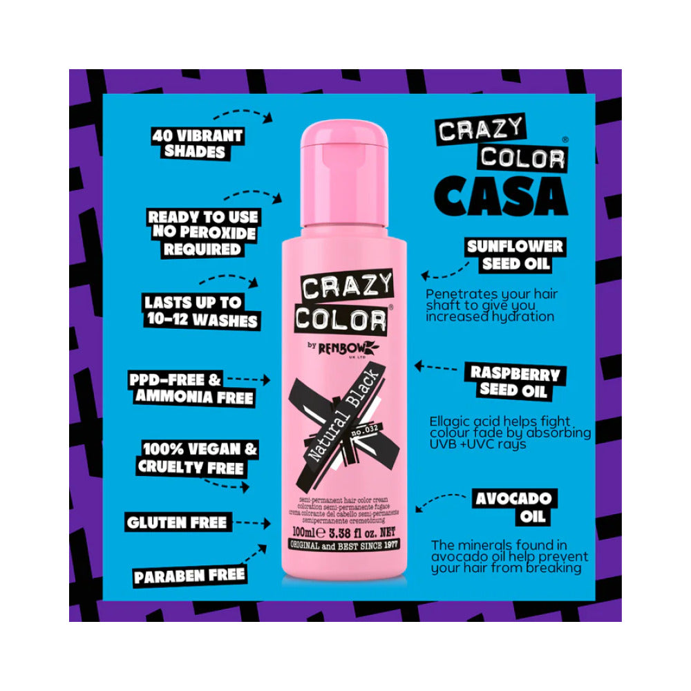 Crazy Color - Vibrant Shades - Natural Black (32)
