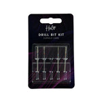 HALO E-FILE PRO Cuticle Care Drill Bit Kit - 4 Professional Nail Drill Bits