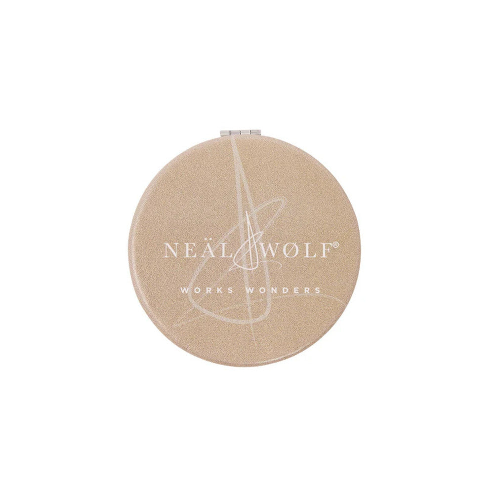 Neal & Wolf Compact Folding Mirror - Brown