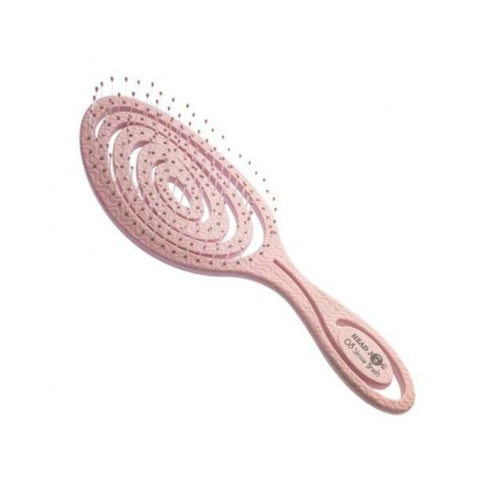 HEAD JOG BRUSH - 08 - Straw Brush Nude Blush Orchid