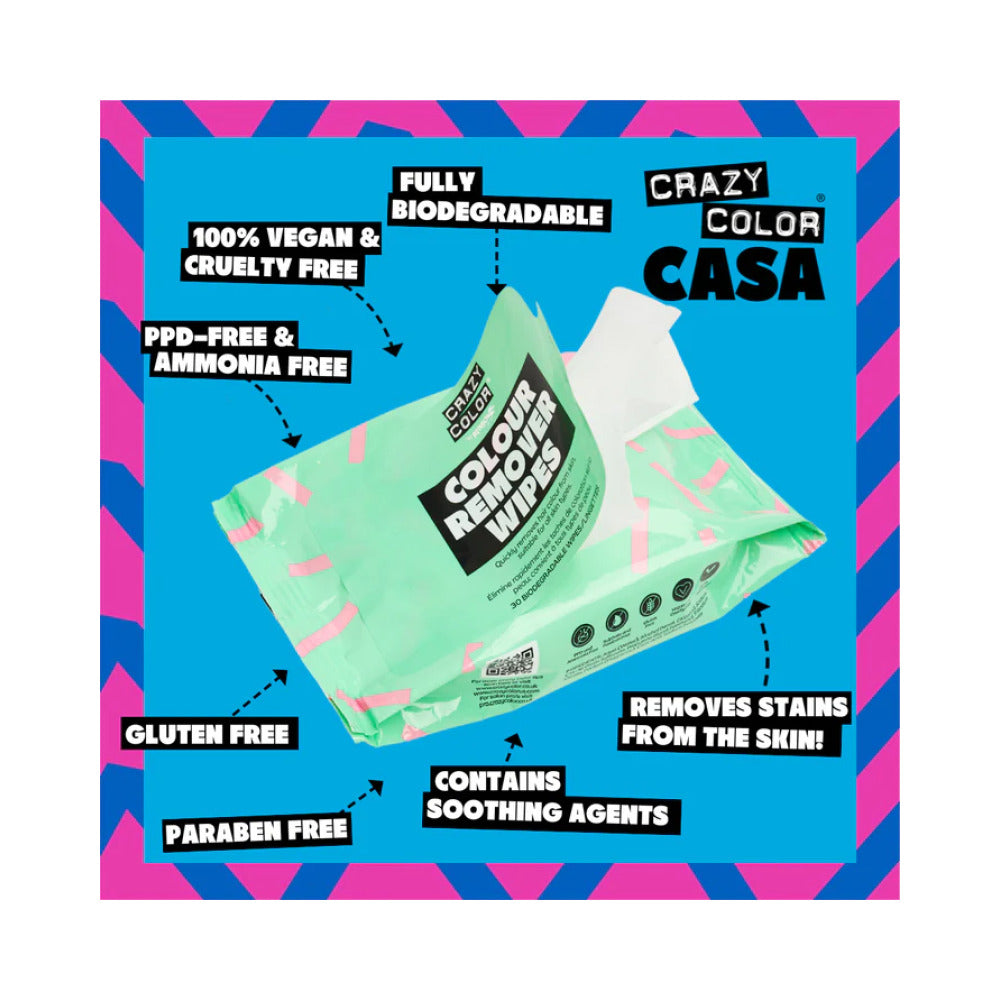 Crazy Color - Color Remover - Wipes (x30)