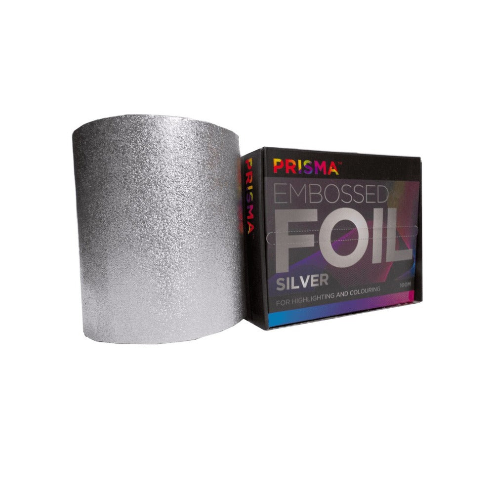 Prisma Embossed Foil - Pop Up - Silver 127mm x 273mm