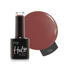 Halo Gel Polish Clay 8ml - Natural World Collection Brown Gel Nail Polish