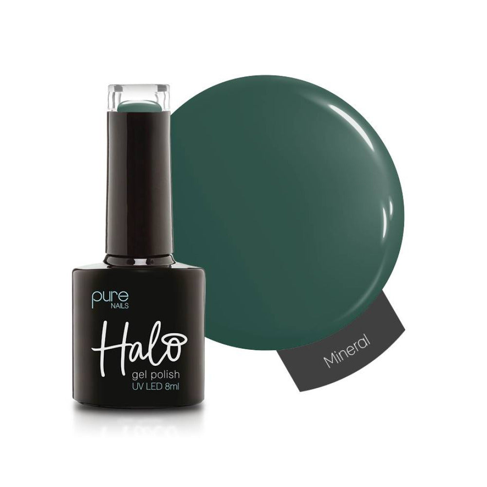 Halo Gel Polish Mineral 8ml - Natural World Collection Green Gel Nail Polish