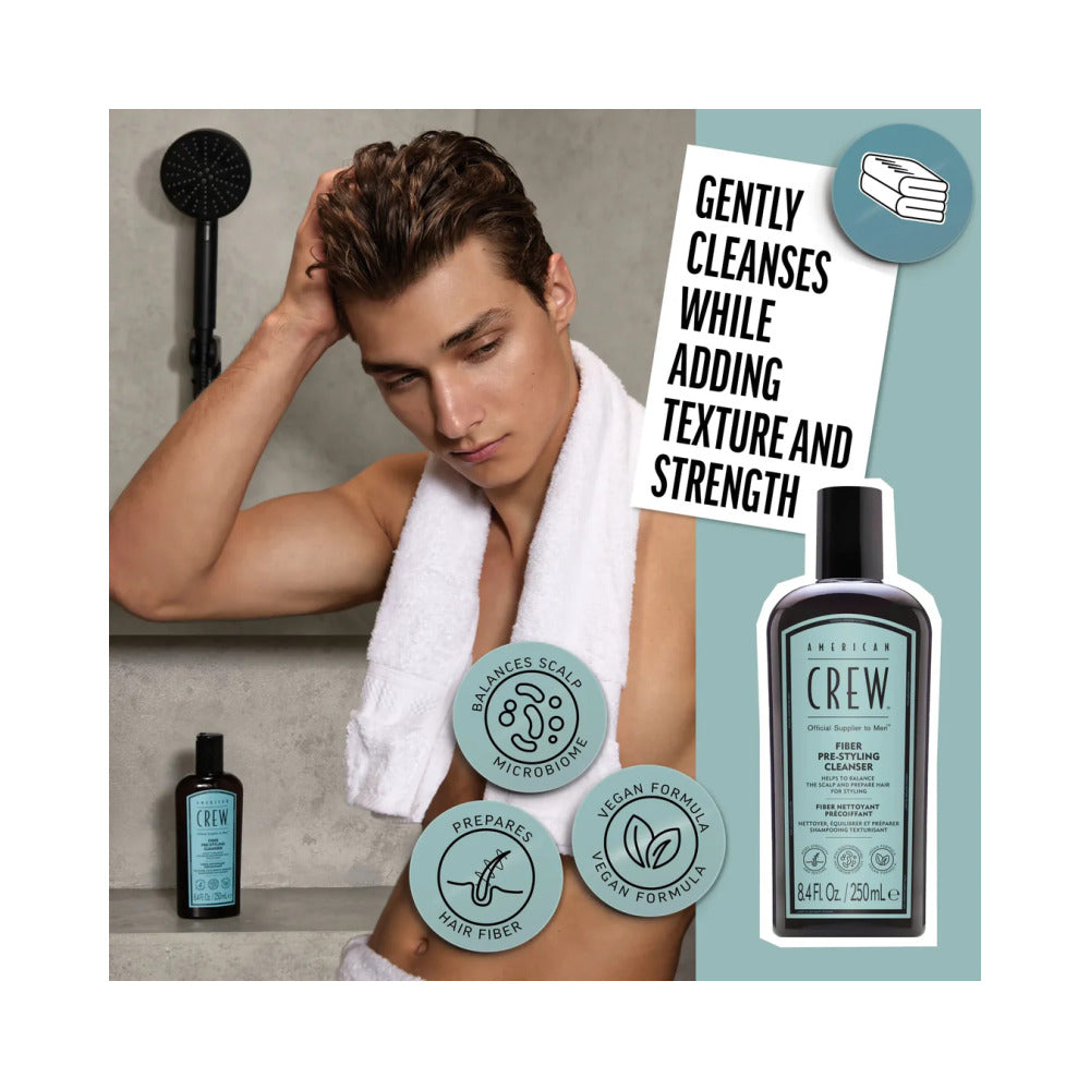 American Crew - Haircare - Fiber Shampoo 250ml