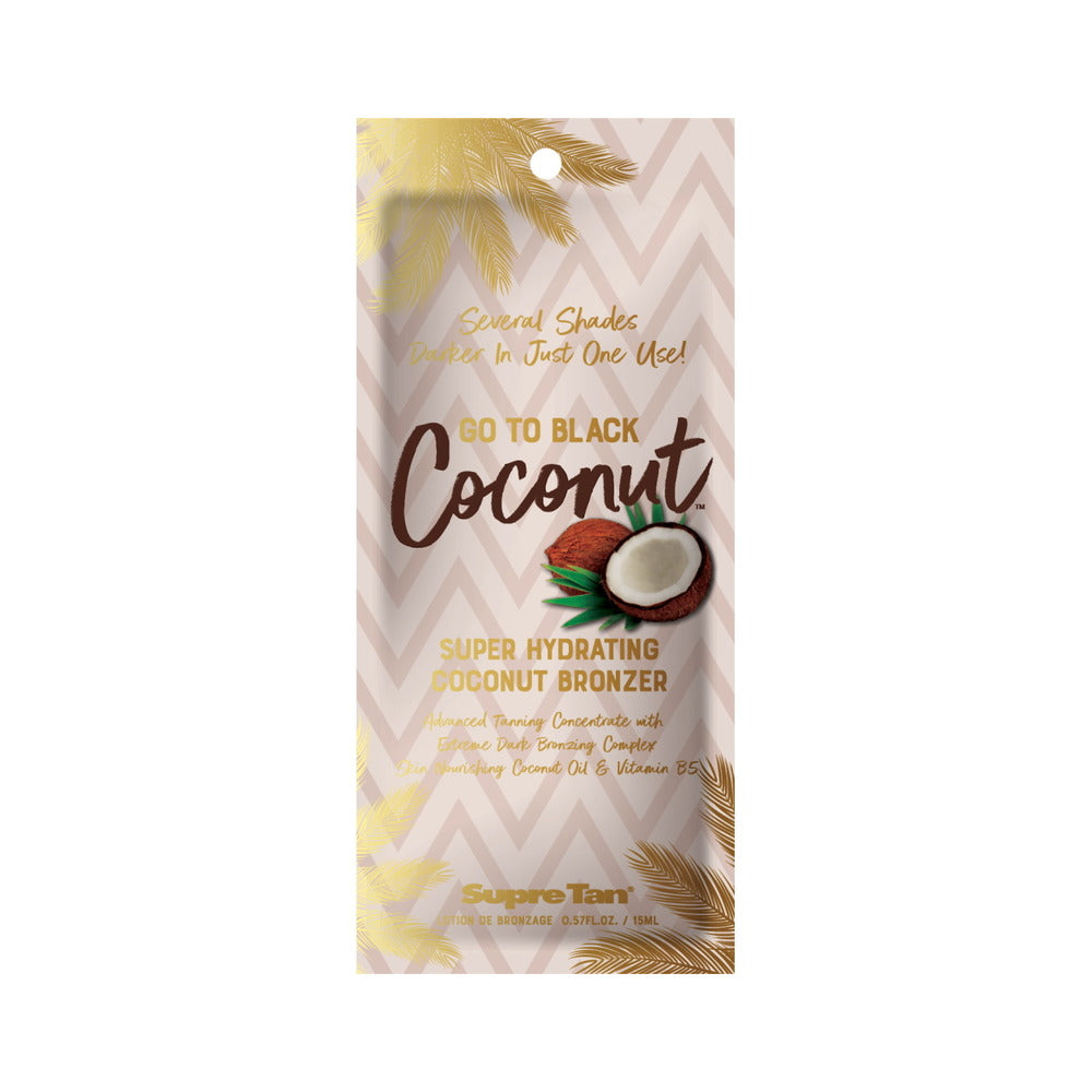 Supre Tan - Go To Black - Sachet - Coconut DHA Bronzer