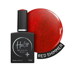 Halo Hema Free Gel Polish Plus - Red Shimmer - 12ml
