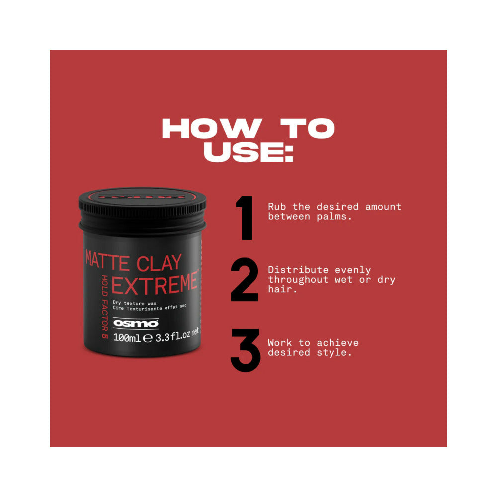 NEW OSMO - Style & Finish - Matte Clay Extreme