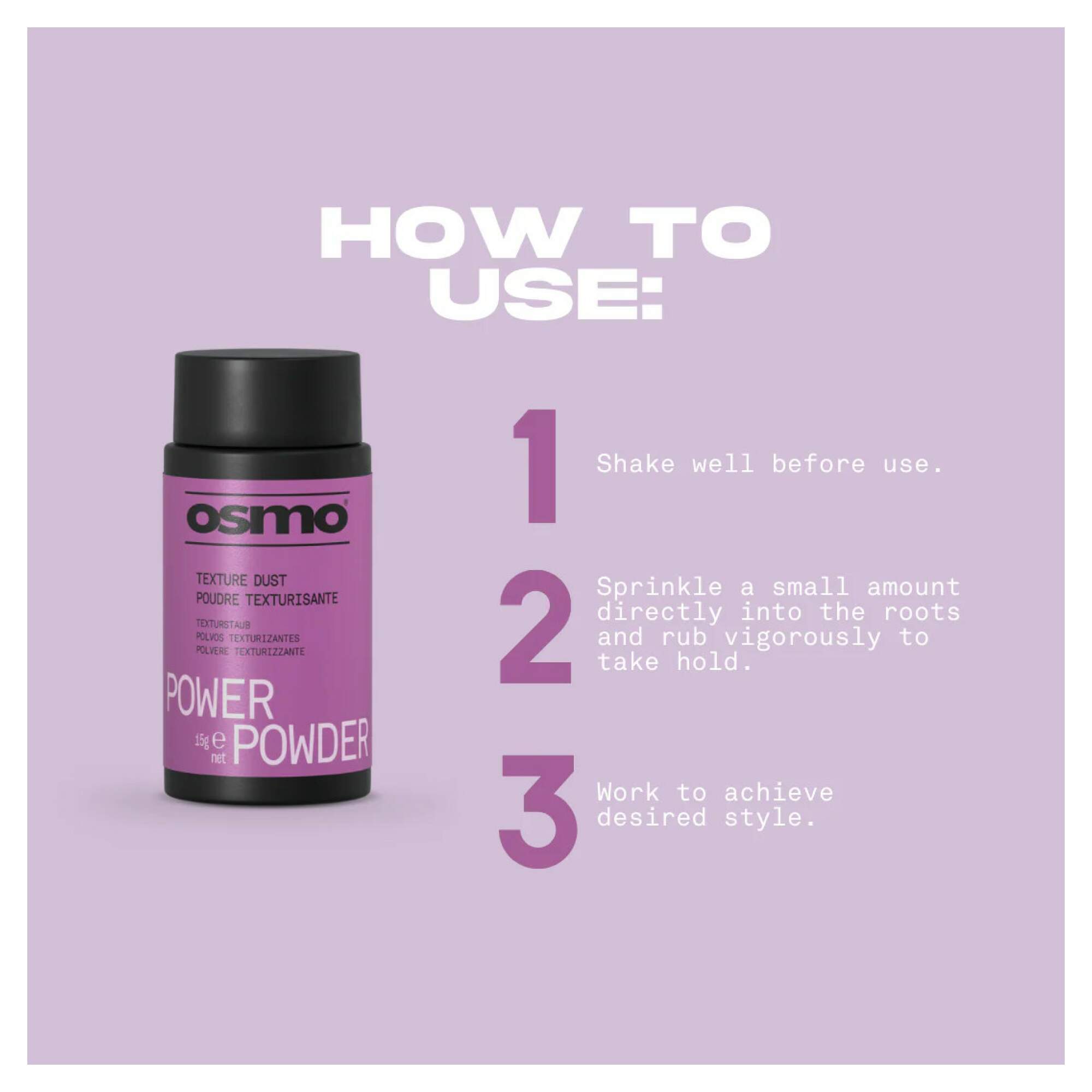NEW OSMO - Style & Finish - Power Powder