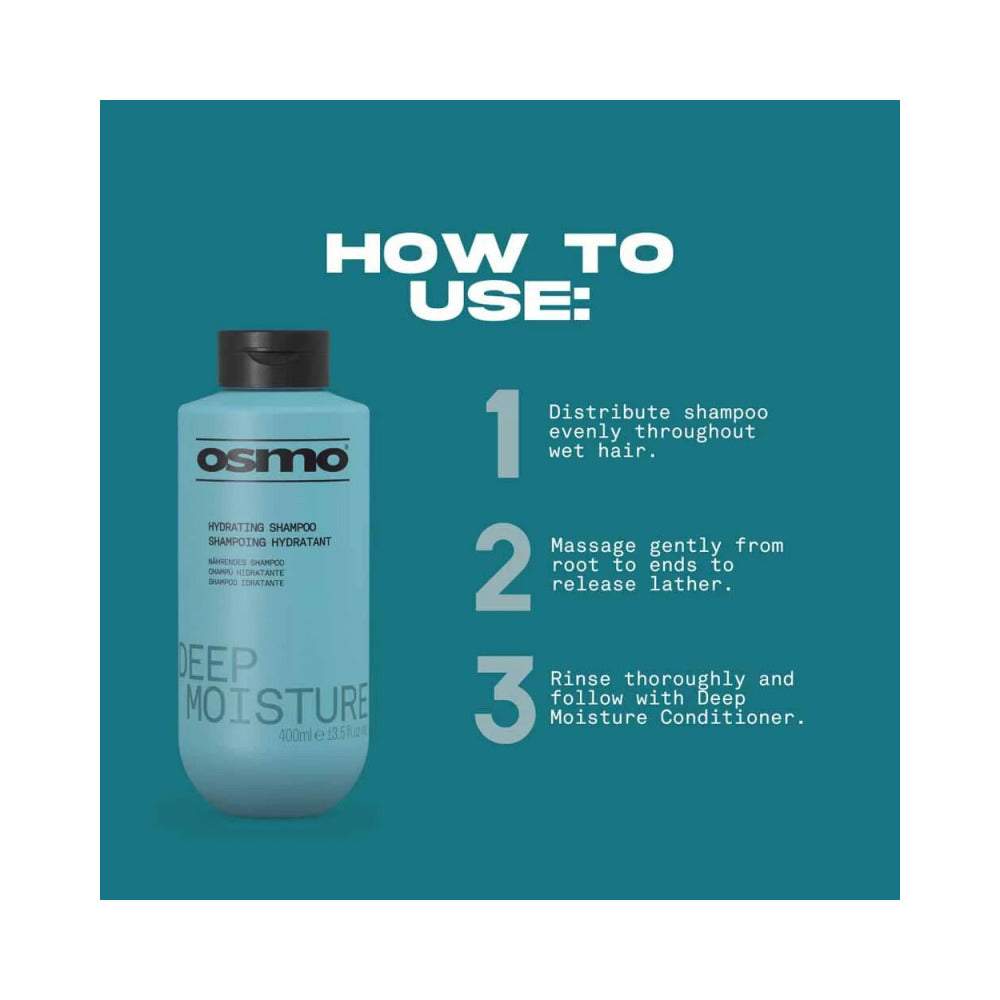 NEW OSMO - Deep Moisture - Shampoo - 400ml