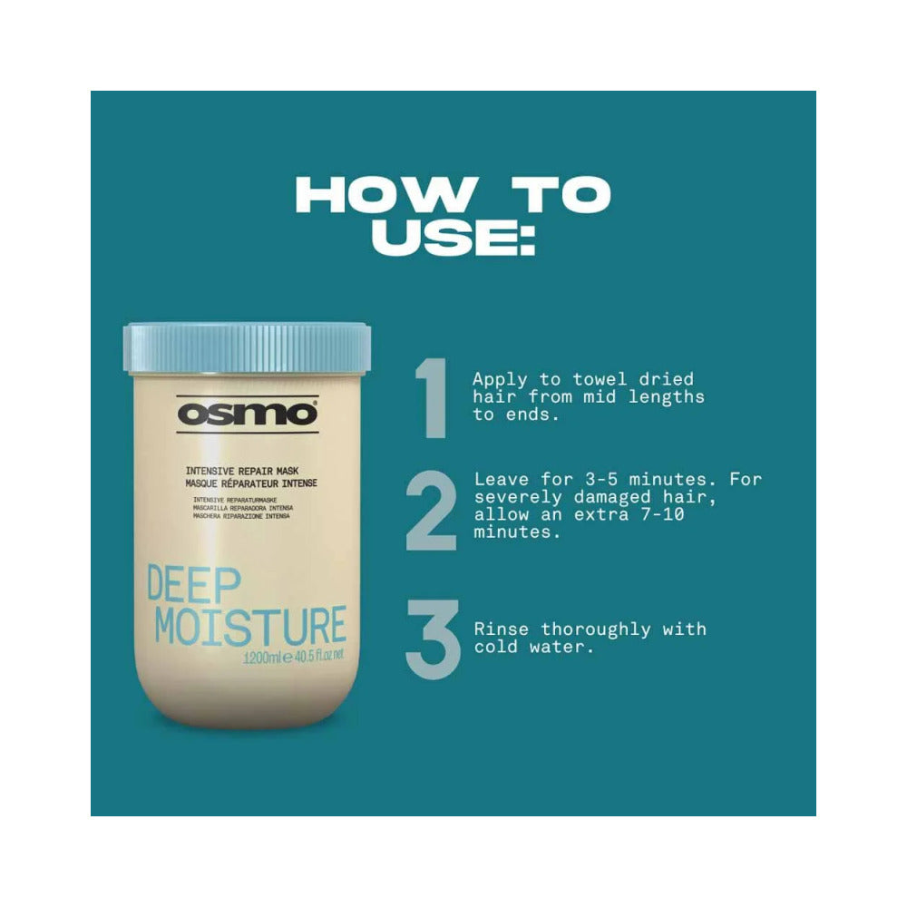 NEW OSMO - Deep Moisture - Intensive Repair Mask - 1200ml