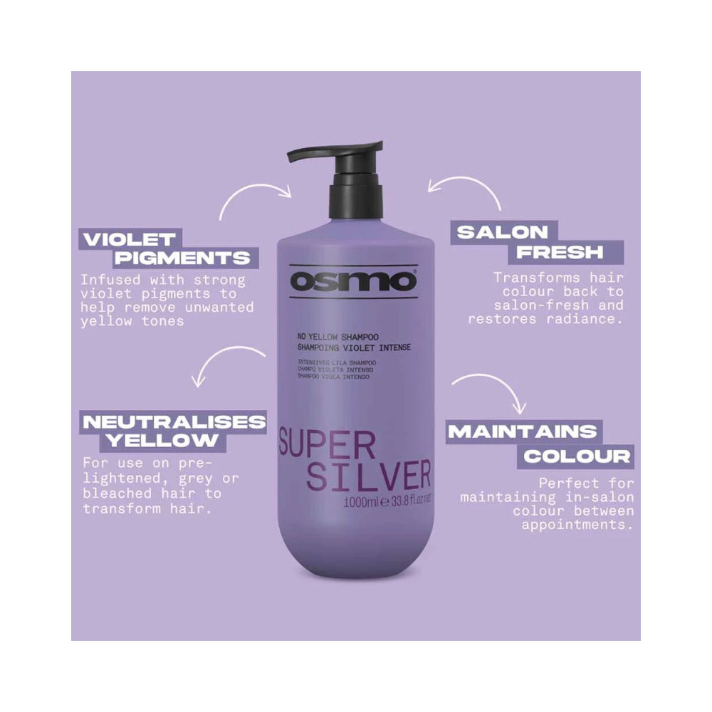 NEW OSMO - Super Silver - Shampoo - 1000ml