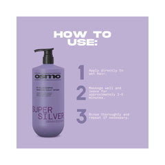 NEW OSMO - Super Silver - Shampoo - 1000ml