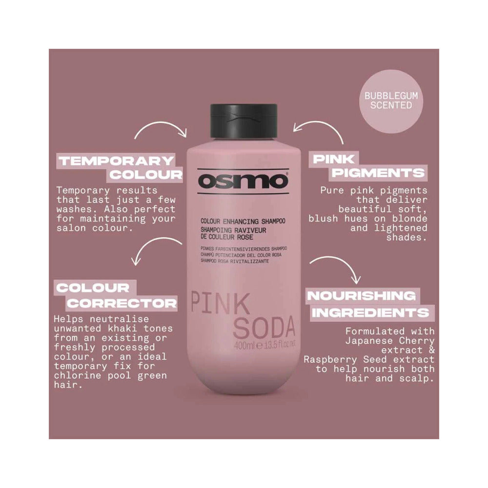 NEW OSMO - Pink Soda - Shampoo - 400ml