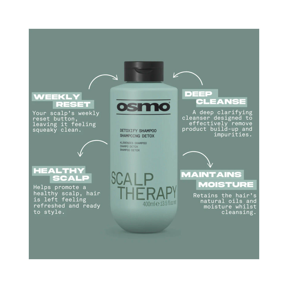 NEW OSMO - Scalp Therapy - Detoxify Shampoo - 400ml