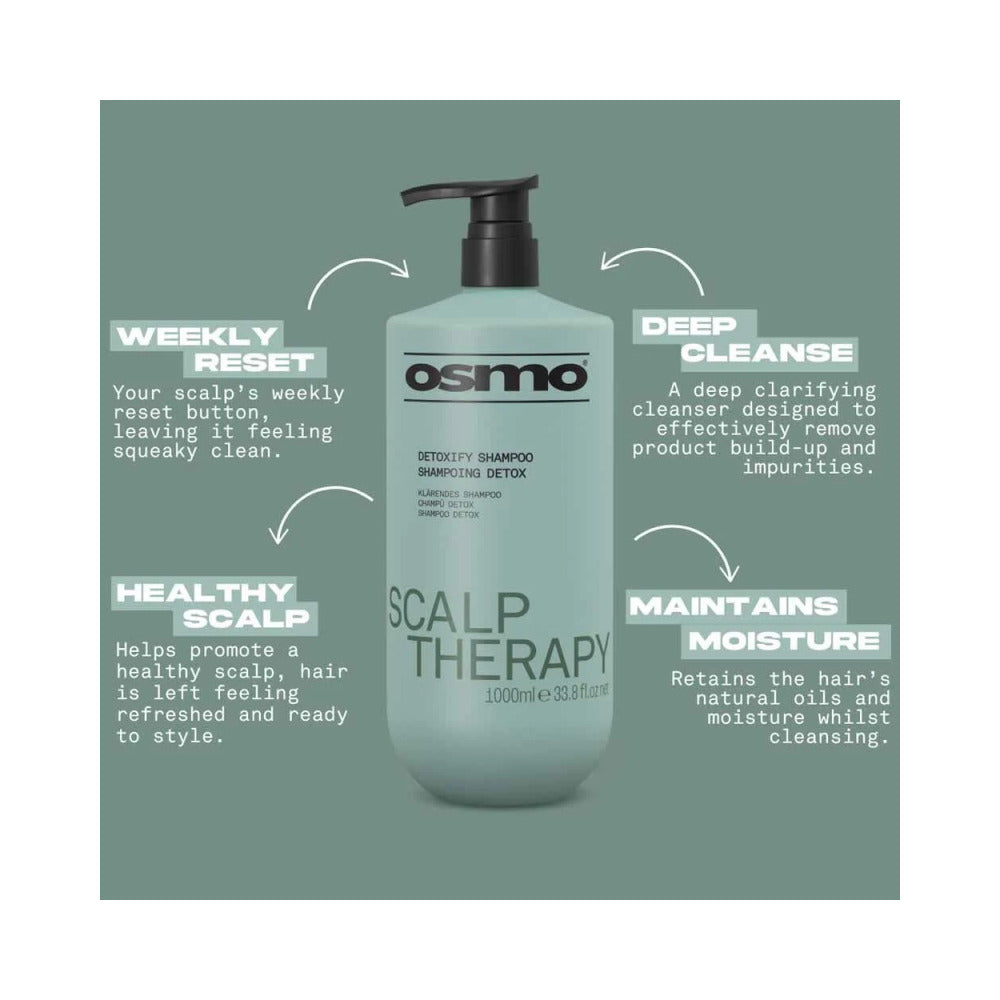 NEW OSMO - Scalp Therapy - Detoxify Shampoo - 1000ml