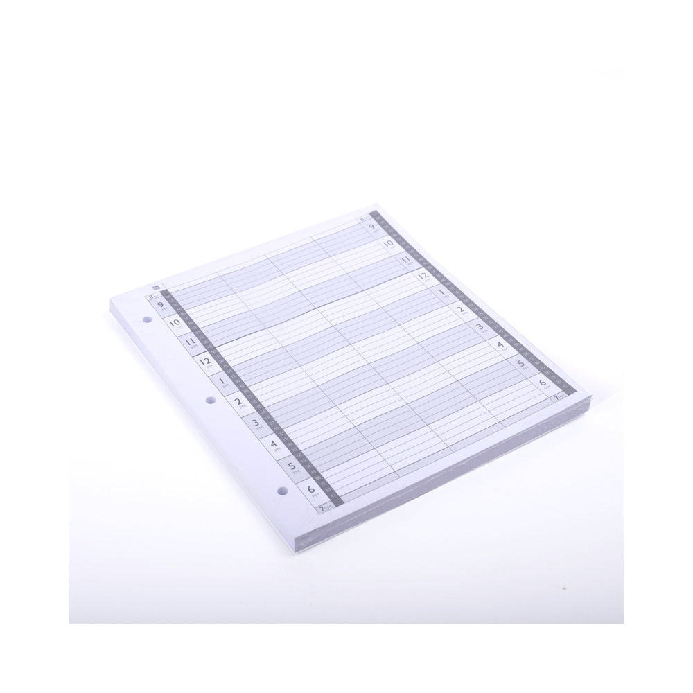 AGENDA - LOOSE LEAF REFILL PAGES - 4 Assistant (3 Holes)