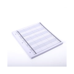 AGENDA - LOOSE LEAF REFILL PAGES - 4 Assistant (3 Holes)