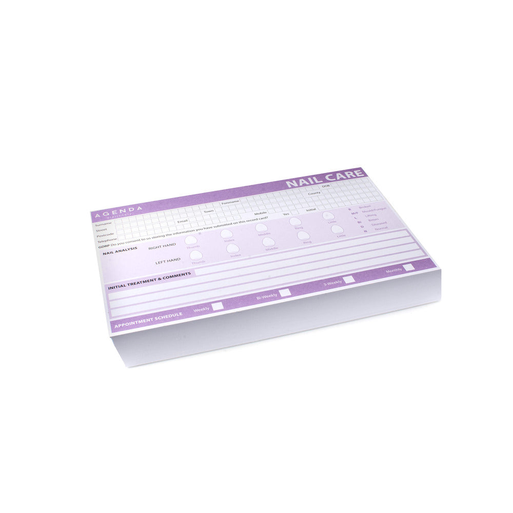 AGENDA - RECORD CARDS - Nails