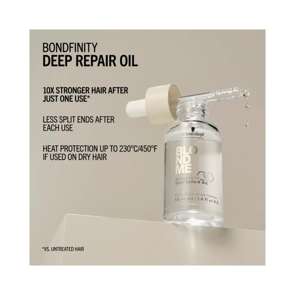 SCHWARZKOPF - BLONDME CARE - Bondfinity Deep Repair Oil - 50ml