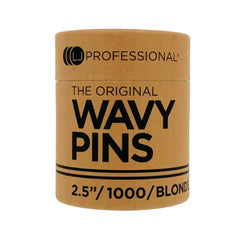 LJ PROFESSIONAL - PINS - 2.5" Wavy Pins - Blonde (1000pcs)