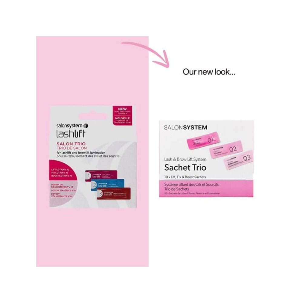 Salon System - Lash & Brow Lift - Salon Trio Sachet