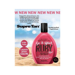 Supre Tan - Go To Black - Bottle - Ruby Red
