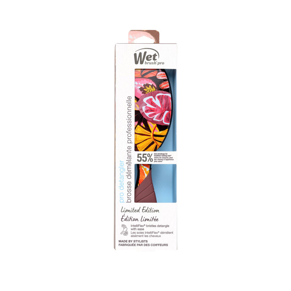 Wet Brush - Pro Detangler - Tropical Oasis  - Burgundy