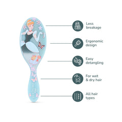 Wet Brush - Original Detangler - Dreamy Princess - Cinderella