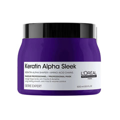 Serie Expert - Keratin Alpha Sleek - Shampoo - Rinse Off Mask - 500ml