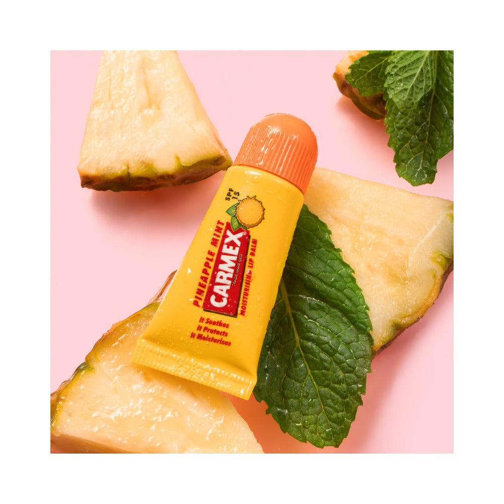 CARMEX -  Lip Balm Tube 5pk (5g) - Cherry, Pineapple Mint, Strawberry, Tropical, Wild Berry