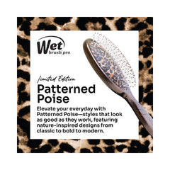 Wet Brush - Pro Detangler - Patterned Poise - Cream Leopard