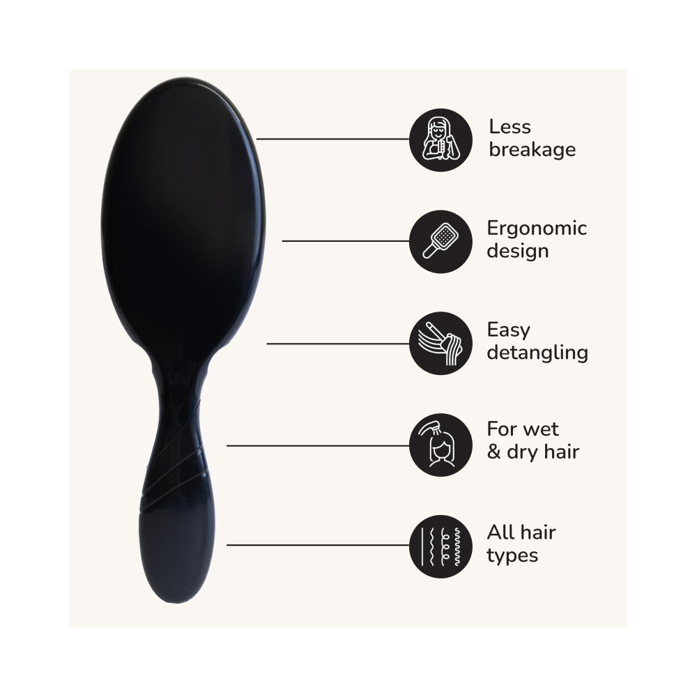 Wet Brush - Pro Detangler - Patterned Poise - Black Zebra