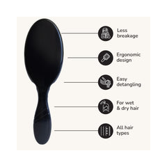 Wet Brush - Pro Detangler - Patterned Poise - Black Zebra
