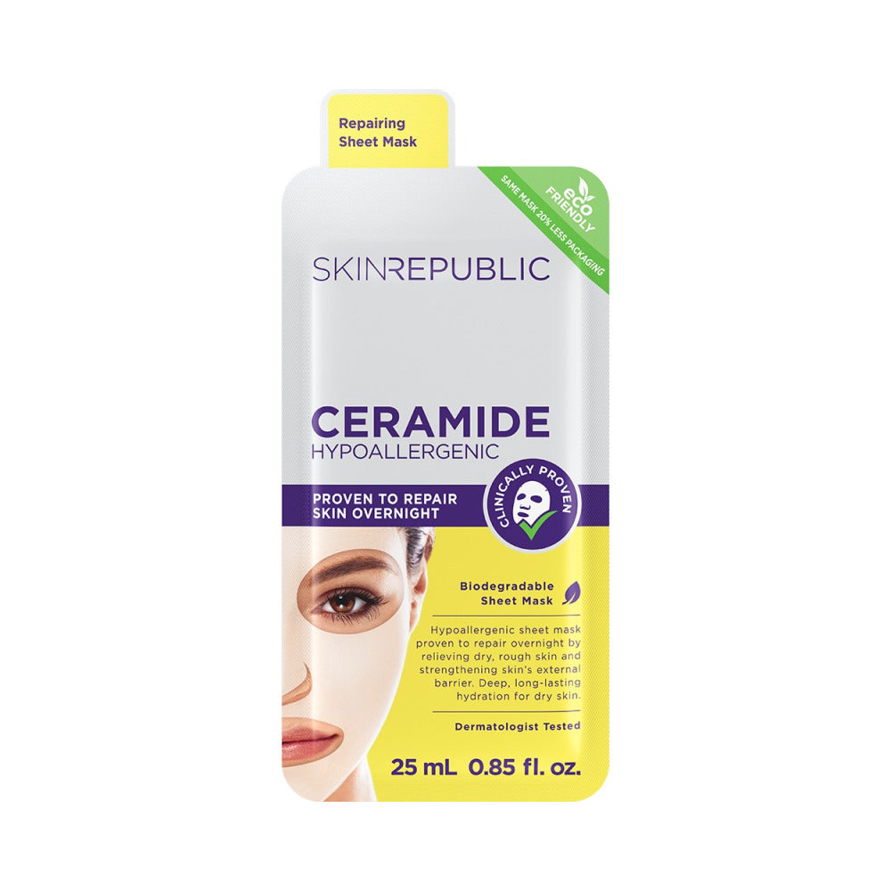 SKIN REPUBLIC - FACE SHEET MASK - Ceramide Face Mask