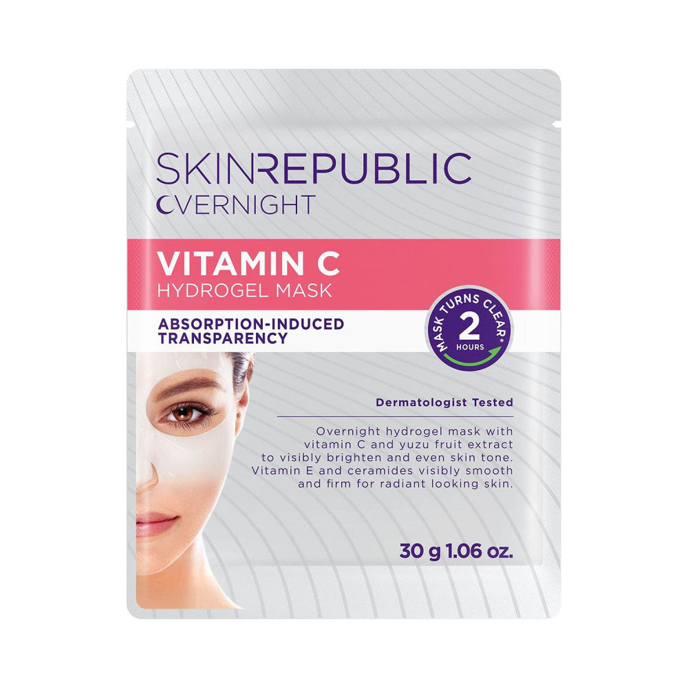 SKIN REPUBLIC - FACE SHEET MASK - Vitamin C Overnight Hydrogel 10pk
