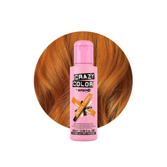 Crazy Color Spicy Copper Nourishing Semi Permanent Hair Dye - Vibrant Shades 100ml