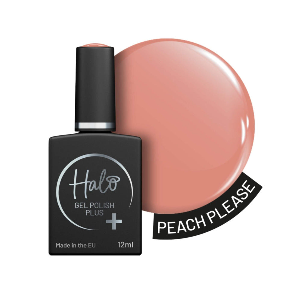 Halo Hema Free Gel Polish Plus - Peach Please - 12ml