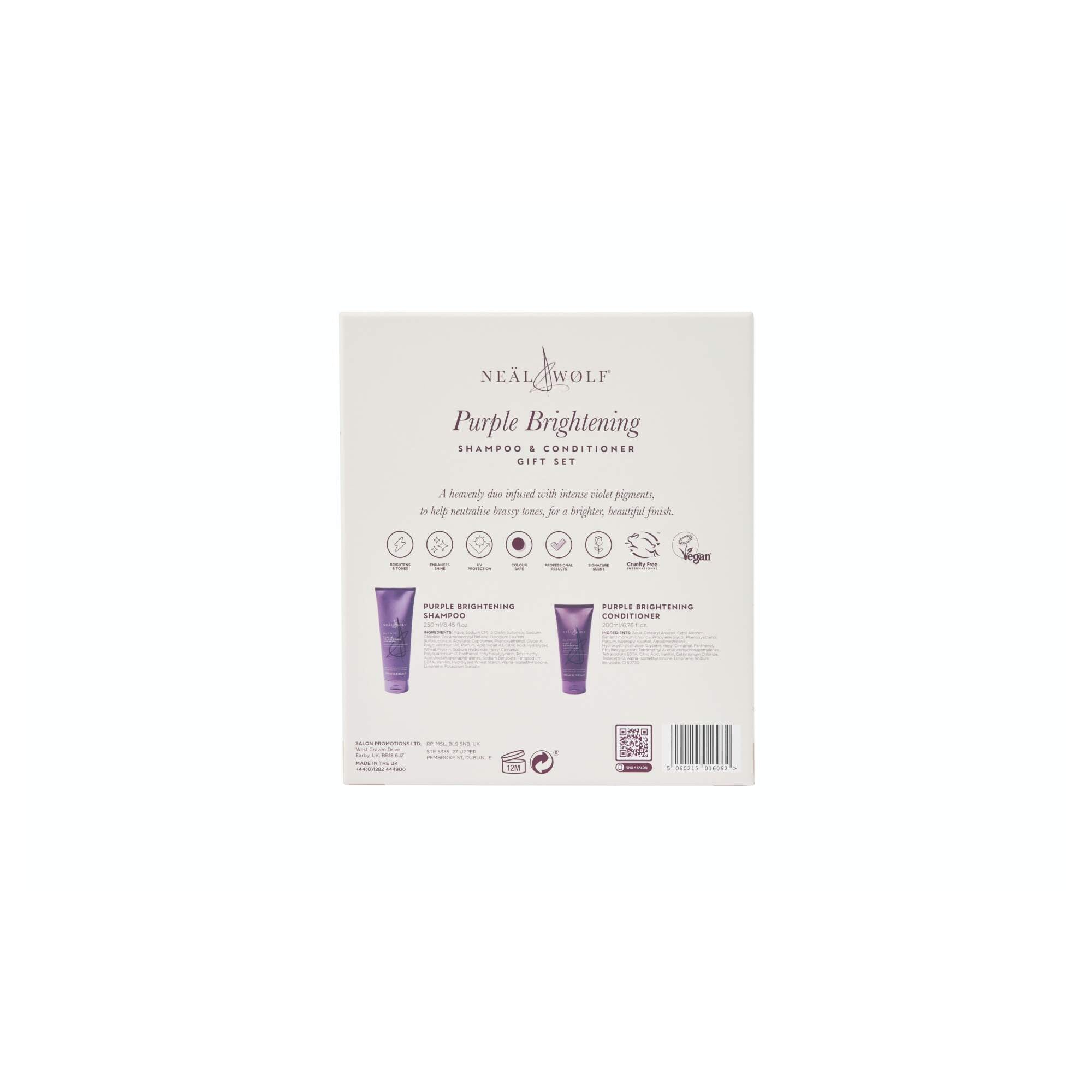 Neal & Wolf Blonde Gift Set (Purple Shampoo & Conditioner)