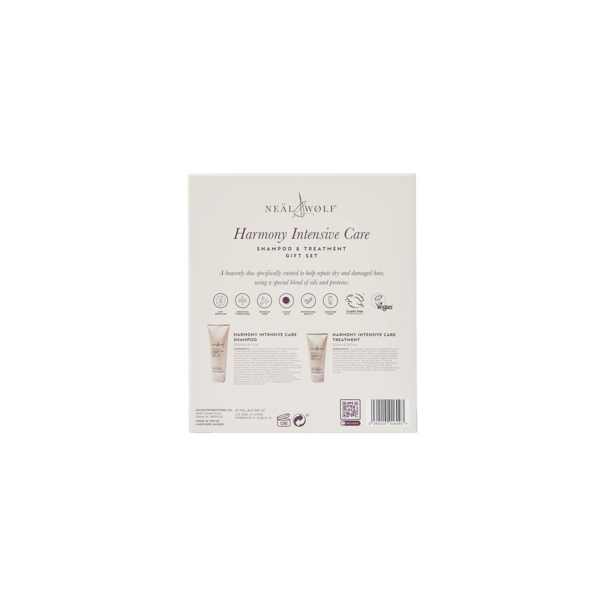 Neal & Wolf Harmony Gift Set (Intensive Care Shampoo & Treatment)