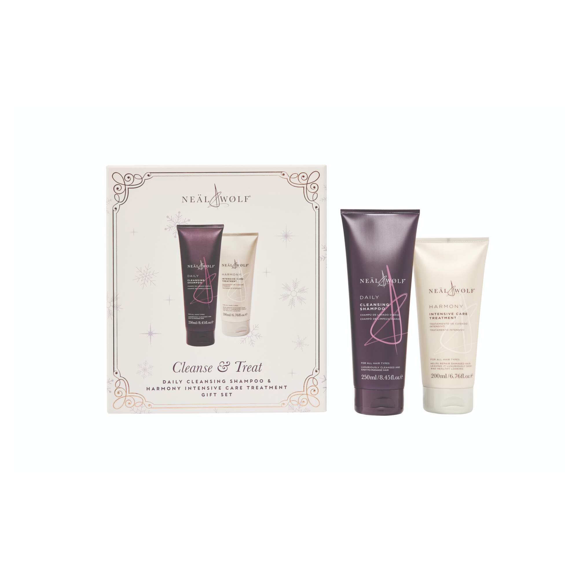 Neal & Wolf Cleanse & Treat Gift Set (Daily Shampoo & Harmony Treatment)