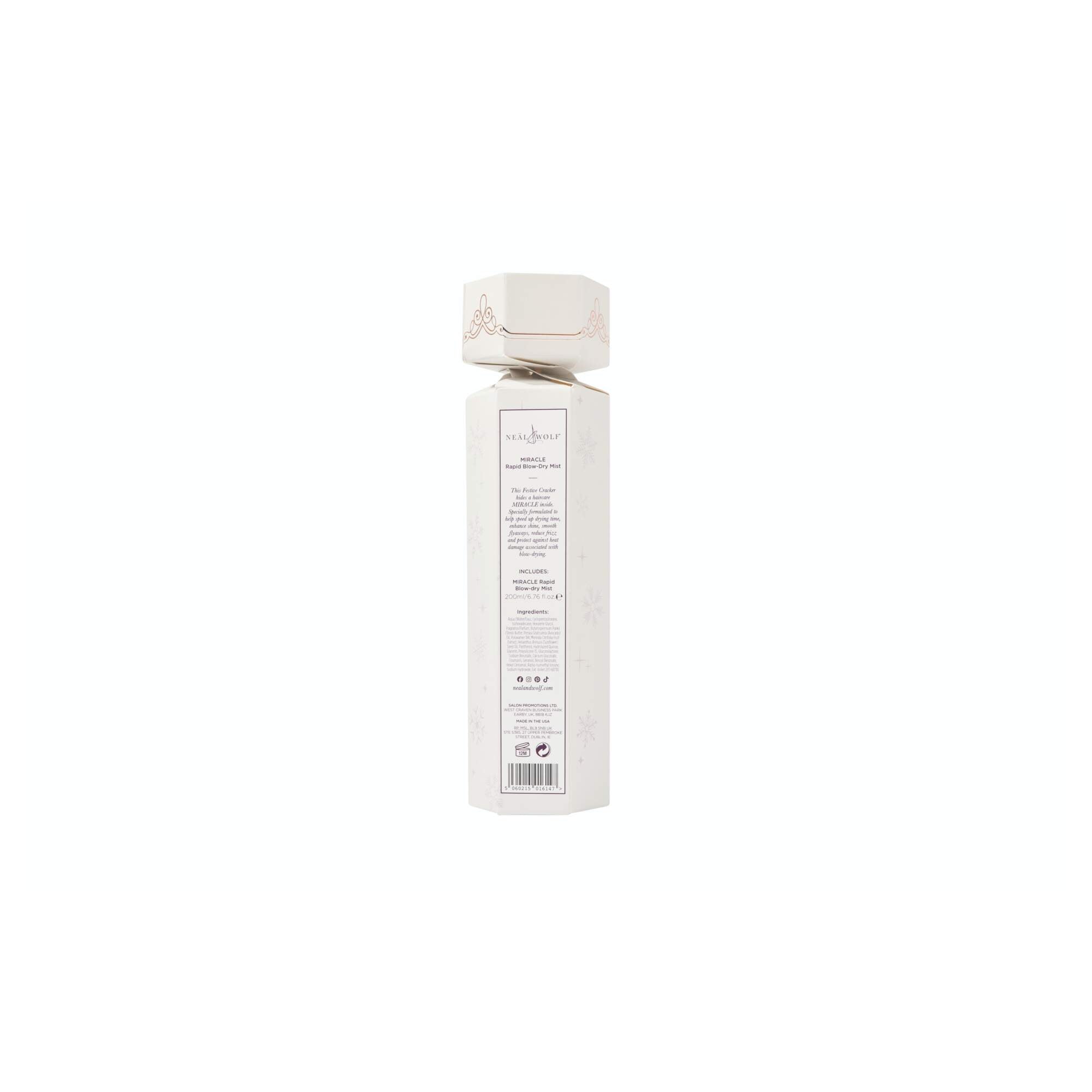 Neal & Wolf Miracle Rapid Hair Blow-dry Mist - Christmas Cracker
