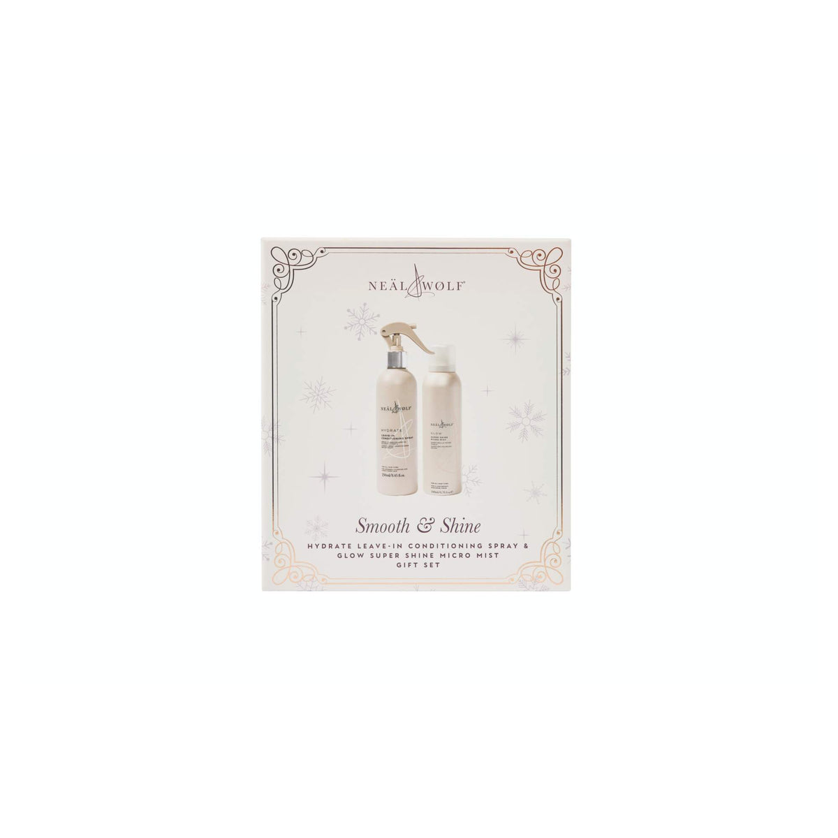 Neal & Wolf Smooth & Shine Gift Set (Hydrate Leave in Spray & Glow Micro Mist)