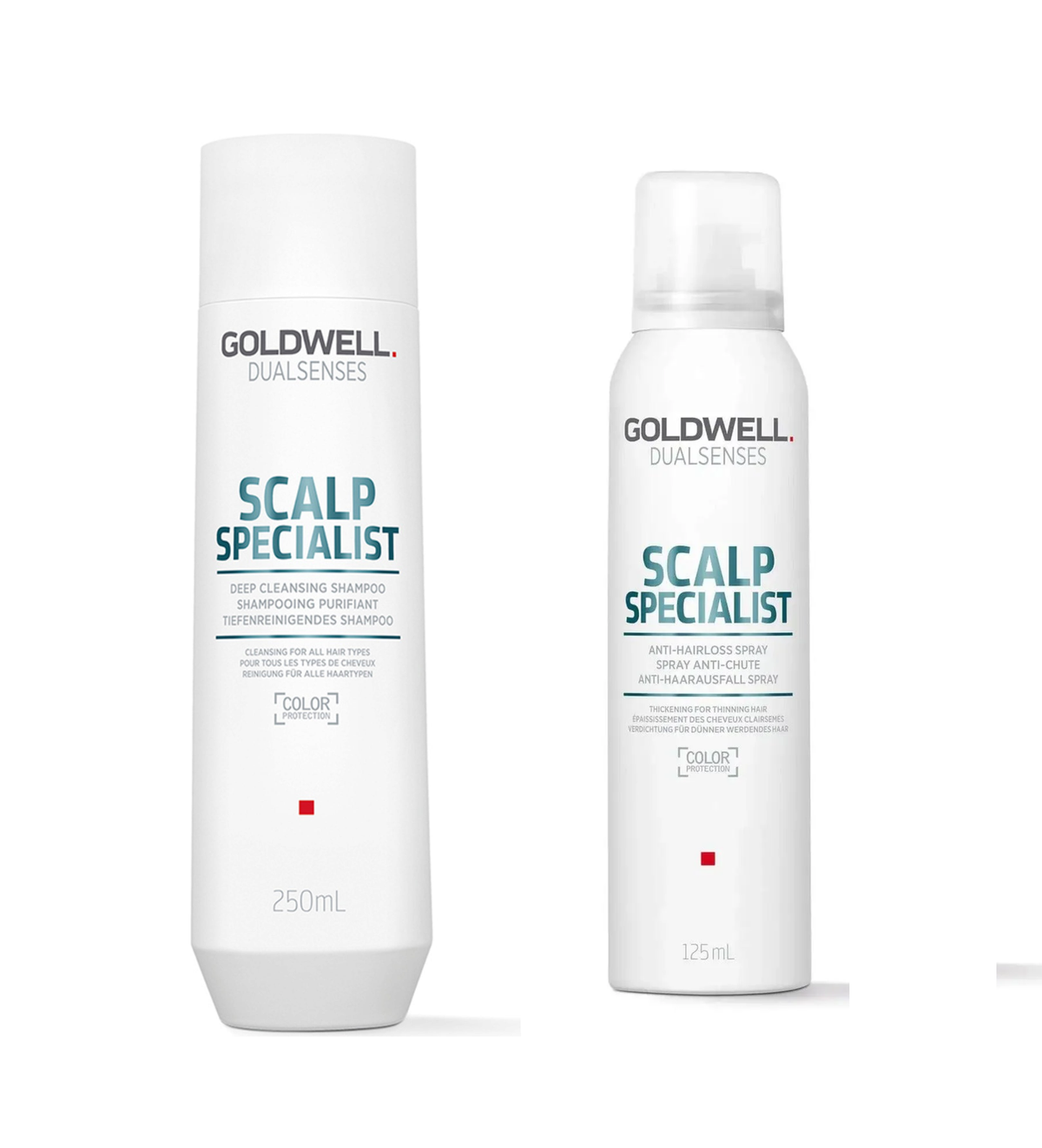 Goldwell - Scalp Specialist - Deep Cleansing Shampoo 250ml & Anti Hair Loss Spray