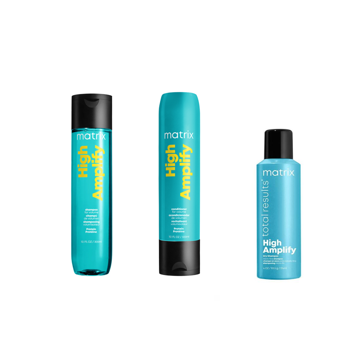 Total Results - High Amplify Shampoo 300ml & Conditioner 300ml & Dry Shampoo