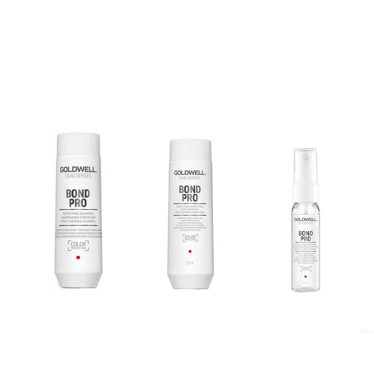 Goldwell - Bond Pro - Shampoo 30ml & Conditioner 30ml & Structure Spray 30ml