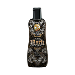 A 250ml bottle of Sinfully Black on a white background. 
